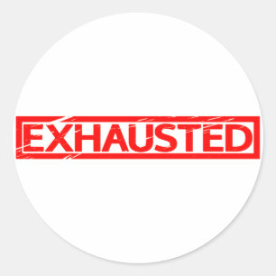 Uitgegraven stempel ronde sticker