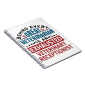 Uitgegraven veterinair receptionist notitieboek (Rechterzijde)