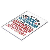 Uitgegraven veterinair receptionist notitieboek (Linkerzijde)