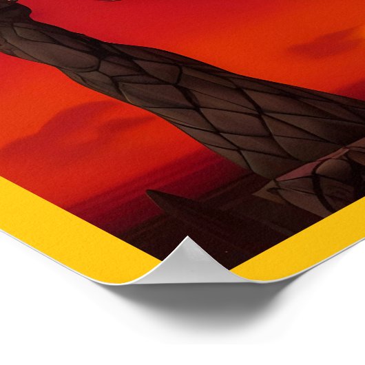 Uitgehangen om te drogen poster (Hoek)