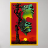 Uitgehangen om te drogen poster (Voorkant)