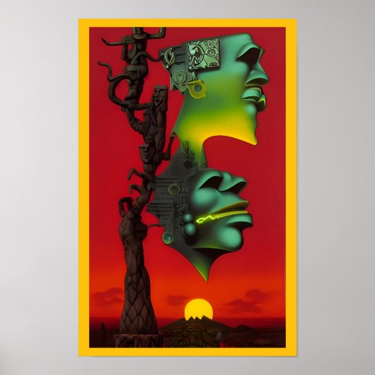 Uitgehangen om te drogen poster (Voorkant)