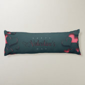 Uitgeholde gelukkige Valentijnsdag Lichaamskussen (Achterkant)