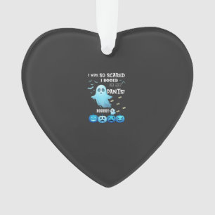 Uitgejoelde Broeken Halloween Geest Blauwe Pompoen Ornament