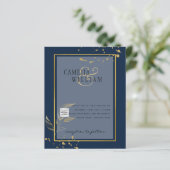 UITGEKIEN Foto Huwelijksuitnodiging Save the Date (Staand voorkant)