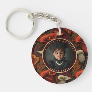 Uitgekiende cadeaus voor oma Aangepaste Calla leli Sleutelhanger