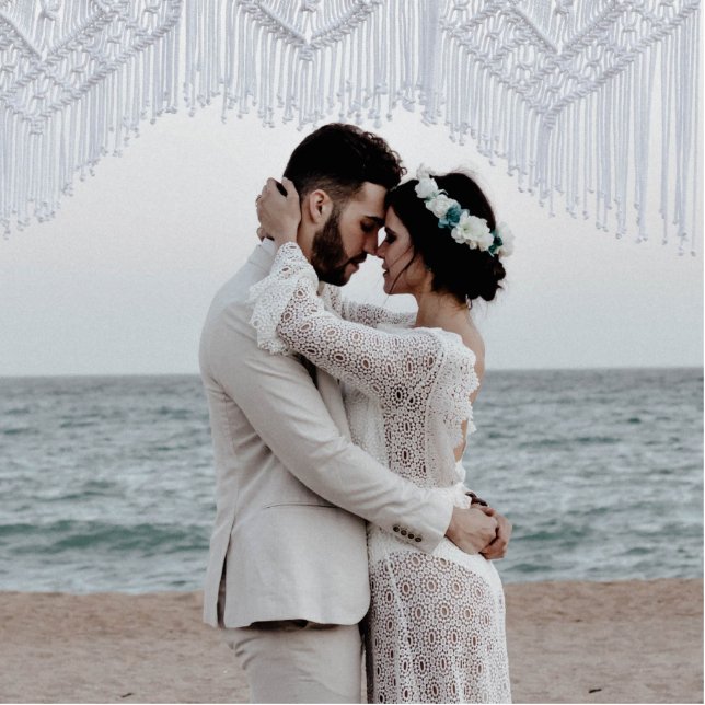 Uitgeknipte persoonlijke koppeling staand fotobeeldje  (Voorkant)