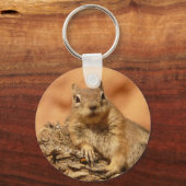 Uitgekoeld rond eekhoorn sleutelhanger (Voorkant)