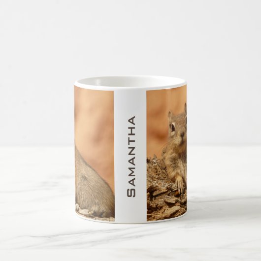 Uitgekoeld vierkant gepersonaliseerd koffiemok (Center)