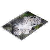 Uitgekoelde sneeuwluipaard notitieboek (Linkerzijde)