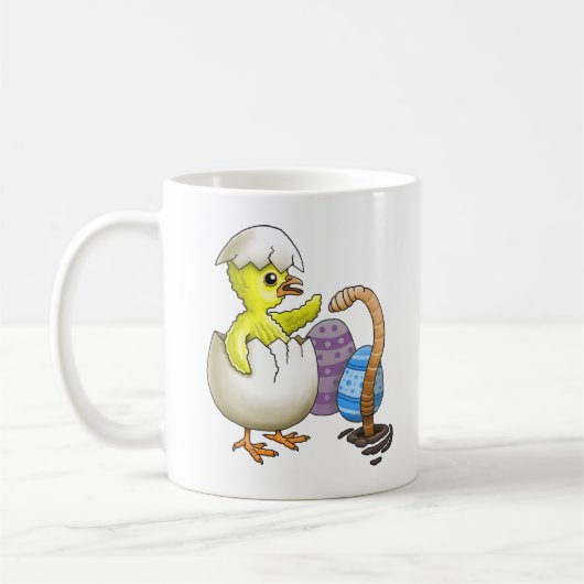 Uitgekomen Pasen Kuiken Koffiemok (Links)