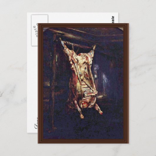 Uitgekookt door Rembrandt Harmensz. Van Rijn (Be Briefkaart (Voorkant / Achterkant)