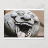uitgelachen van cement briefkaart (Voorkant)