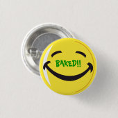 uitgelekt ronde button 3,2 cm (Voorkant /achterkant)