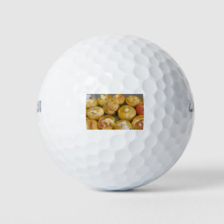 Uitgelekte appels golfballen