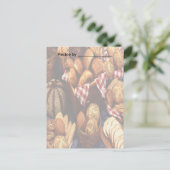 Uitgelekte balken legenkaart briefkaart (Staand voorkant)