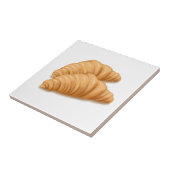 Uitgelekte Croissant Kitchen Decor Tegeltje (Zijkant)