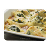 Uitgelekte deegschelpen met spinazie magneet (Horizontaal)