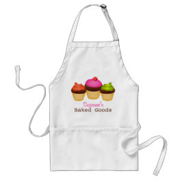 Uitgelekte goederen cupcakes Apron Standaard Schort