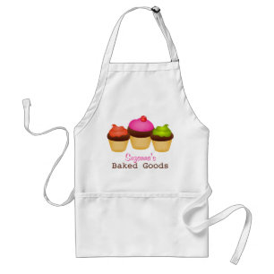 Uitgelekte goederen cupcakes Apron Standaard Schort