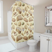 Uitgelekte goederen douchegordijn (In situ)