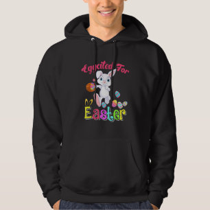 Uitgelicht voor Pasen Leuke Konijn Holding Paaseie Hoodie