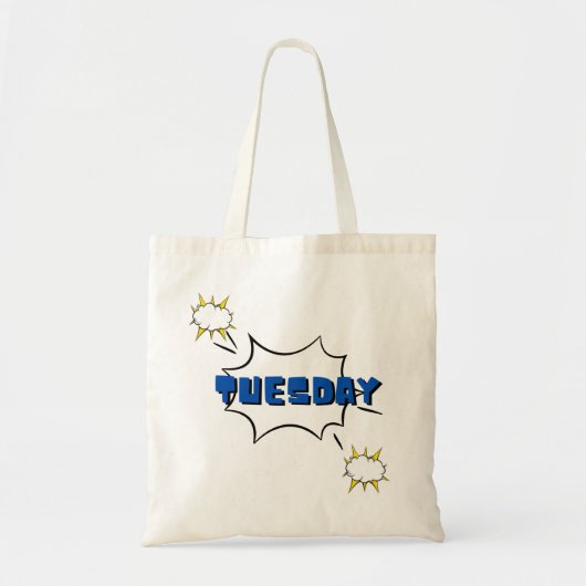 Uitgelichte Tuesday Pattern Tote Bag (Voorkant)
