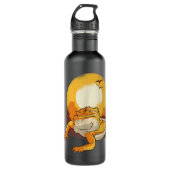 Uitgelijnd Dragon  Retro T Shirt Waterfles (Voorkant)