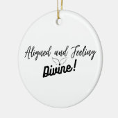 Uitgelijnd en het voelen van goddelijk Ornament (Links)