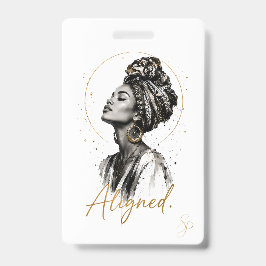 Uitgelijnd. Speciale Editie Badge | Boho Art