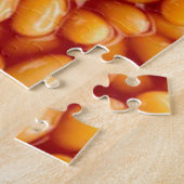 Uitgelijnde bonen puzzel. legpuzzel (Zijkant)