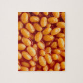 Uitgelijnde bonen puzzel. legpuzzel (Verticaal)