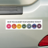 uitgelijnde Bumpersticker kakras (Op auto)