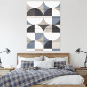 Uitgelijnde Stilte Canvas Afdruk (Insitu (Slaapkamer))