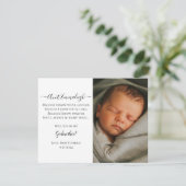 Uitgenodigd om een peetmoeder met foto's voor te s kaart (Staand voorkant)