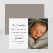 Uitgenodigd om een peetmoeder met foto's voor te s kaart (Voorkant / Achterkant)