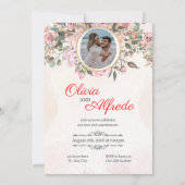 Uitgenodigd voor de Widding Kaart (Achterkant)