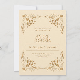 Uitgenodigd voor de Widding Kaart