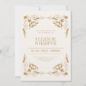 Uitgenodigd voor de Widding Kaart (Voorkant)