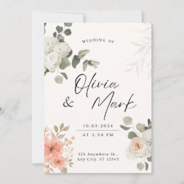 Uitgenodigd voor de Widding Kaart