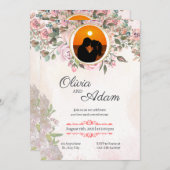 Uitgenodigd voor de Widding Kaart (Voorkant / Achterkant)