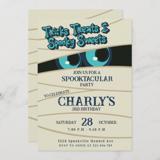 Uitgepakt Leuke Uitnodiging (Voorkant / Achterkant)