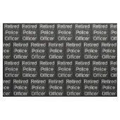 Uitgepensioneerde politieagent stof (Fat Quarter)