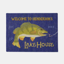 Uitgepersonaliseerde Nautical Bass Fish Lake House