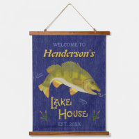 Uitgepersonaliseerde Nautical Bass Fish Lake House
