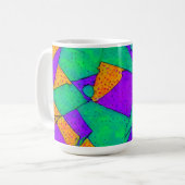 Uitgeput - Ken Gage Abstract Koffiemok (Voorkant links)