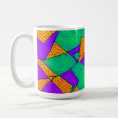 Uitgeput - Ken Gage Abstract Koffiemok (Links)