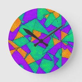 Uitgeput - Ken Gage Abstract Ronde Klok