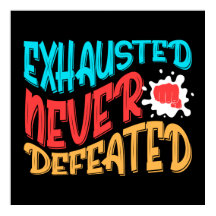 Uitgeput Nooit verslagen