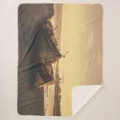 UITGEPUT SHERPA DEKEN (Voorkant)